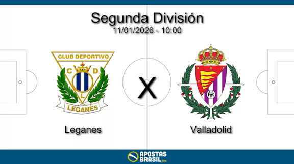 Leganes x valladolid segunda division 11 01 2026