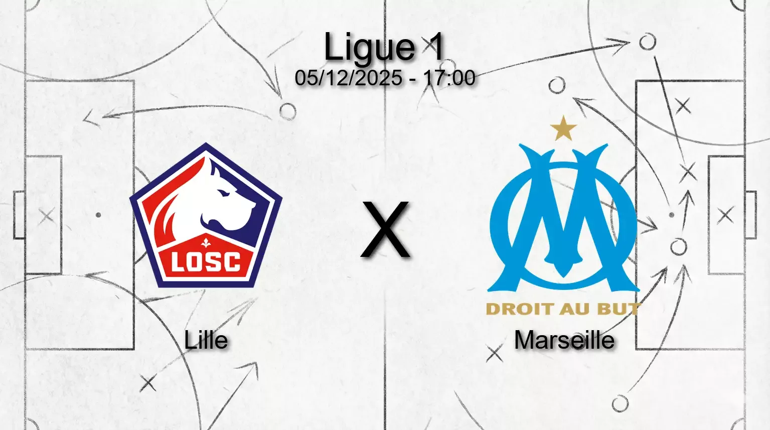 Lille x marseille ligue 1 05 12 2025