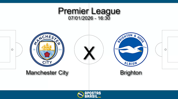 Manchester city x brighton premier league 07 01 2026