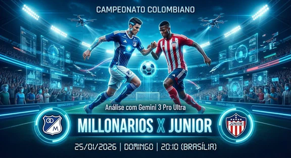 Millonarios x junior 25 01 2026