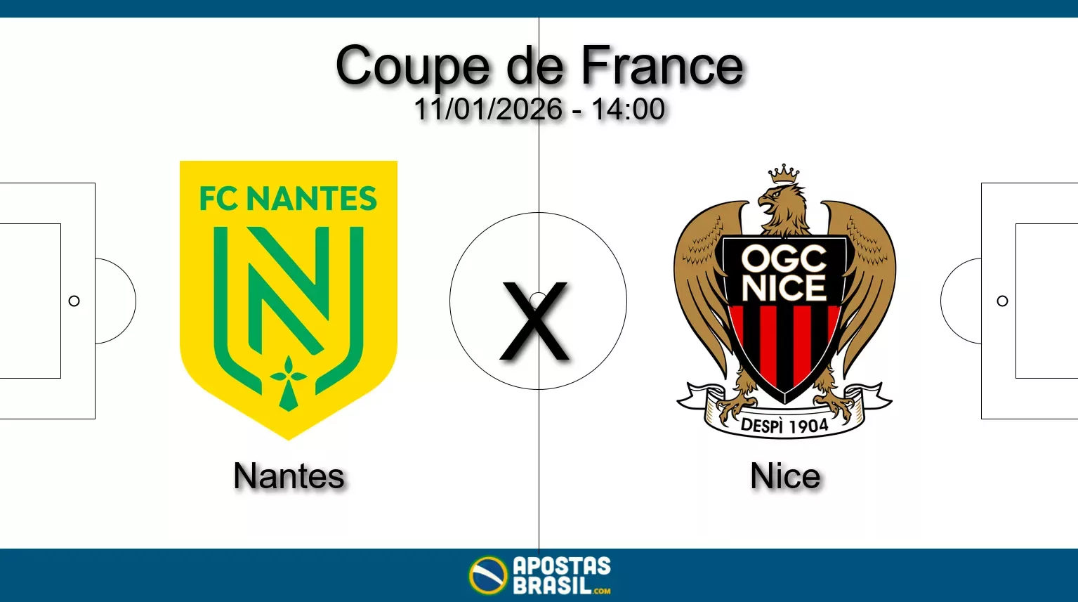 Nantes x nice coupe de france 11 01 2026