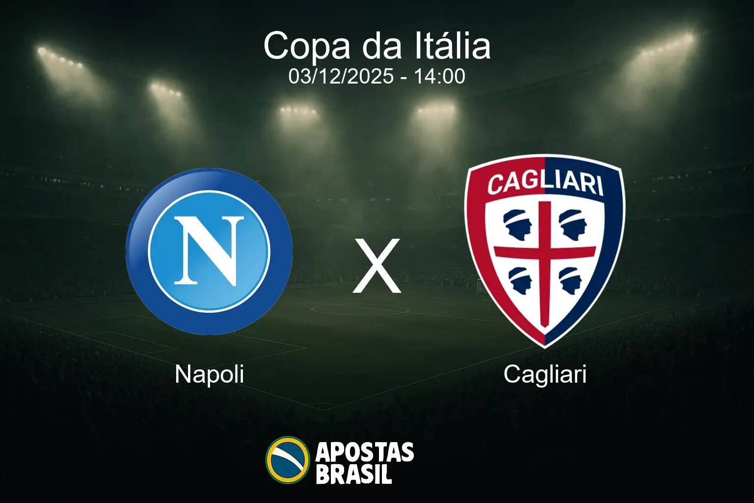 Napoli x cagliari copa da italia 03 12 2025