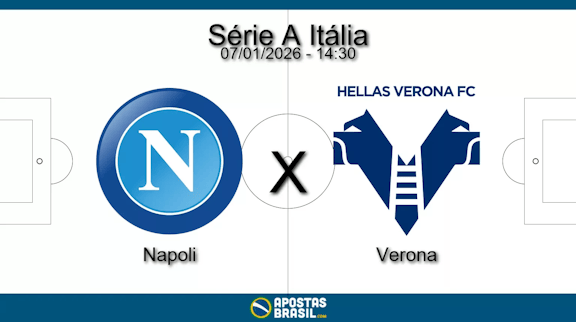 Napoli x verona serie a italia 07 01 2026