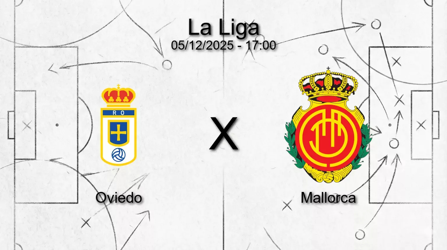 Oviedo x mallorca la liga 05 12 2025