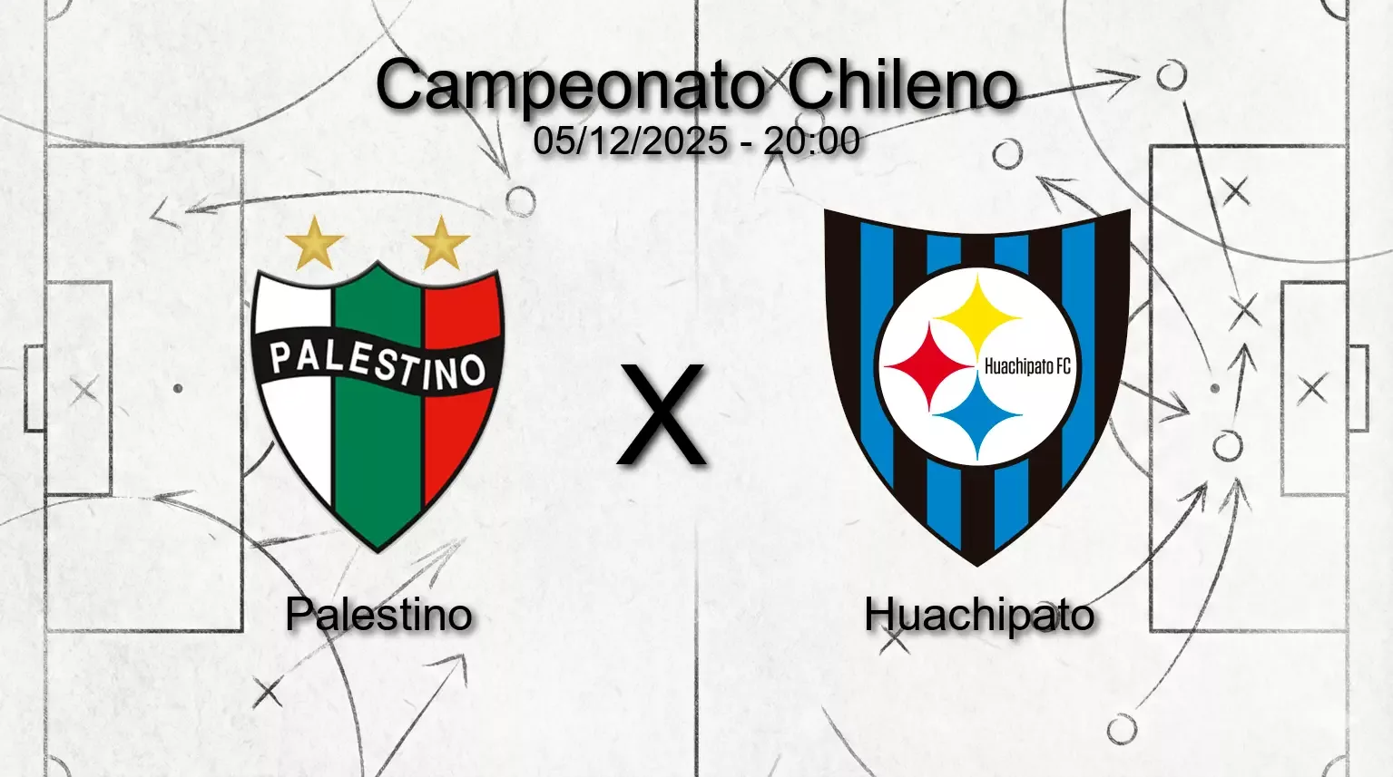 Palestino x huachipato campeonato chileno 05 12 2025