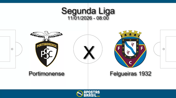 Portimonense x felgueiras 1932 segunda liga 11 01 2026