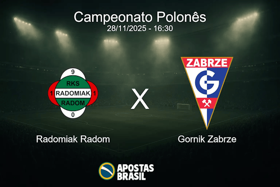 Radomiak radom x gornik zabrze campeonato polones 28 11 2025