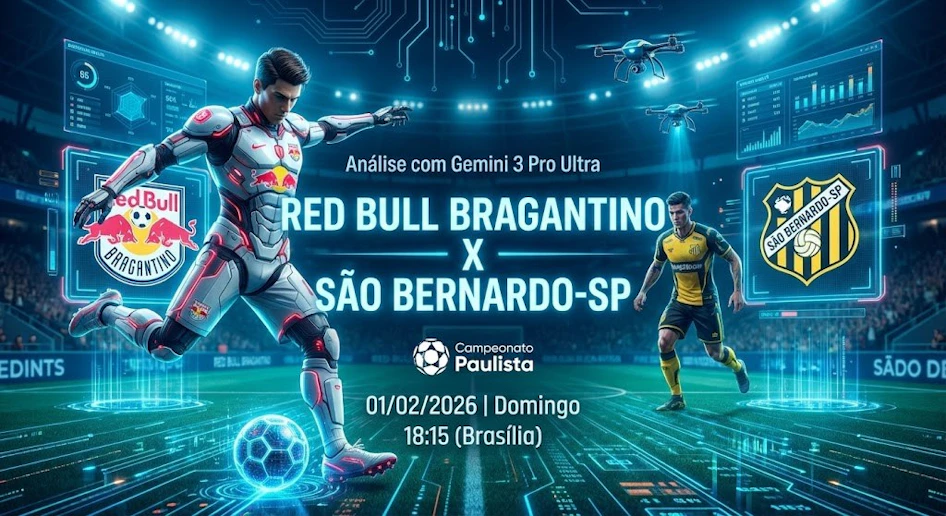 Palpite Red Bull Bragantino X São Bernardo-SP - Campeonato Paulista