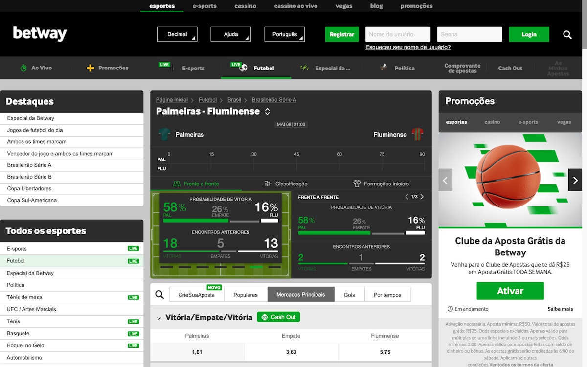 Aposte R$50 na final da Copa do Brasil e ganhe R$25 para utilizar