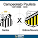 Santos x gremio novorizontino campeonato paulista 10 01 2026