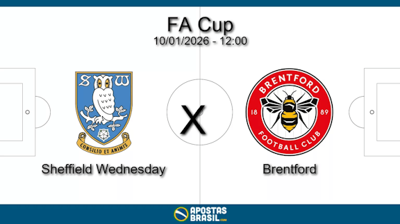 Sheffield wednesday x brentford fa cup 10 01 2026