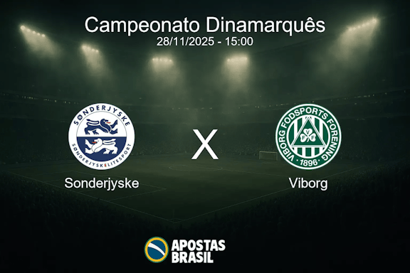 Sonderjyske x viborg campeonato dinamarques 28 11 2025