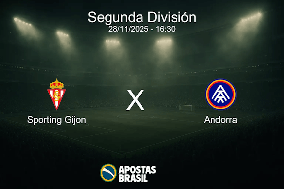 Sporting gijon x andorra segunda division 28 11 2025