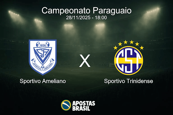 Sportivo ameliano x sportivo trinidense campeonato paraguaio 28 11 2025