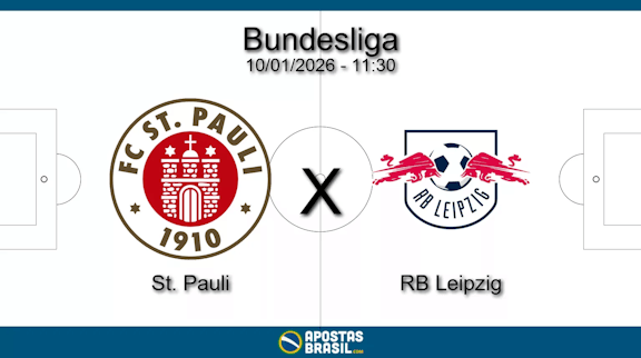 St pauli x rb leipzig bundesliga 10 01 2026