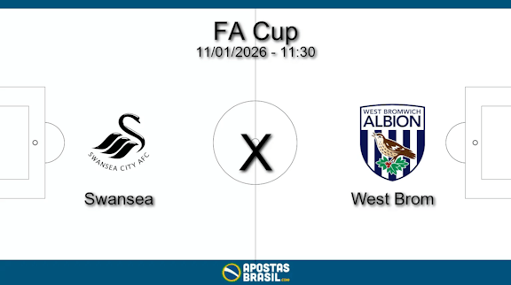 Swansea x west brom fa cup 11 01 2026