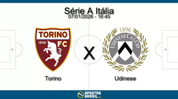 Torino x udinese serie a italia 07 01 2026