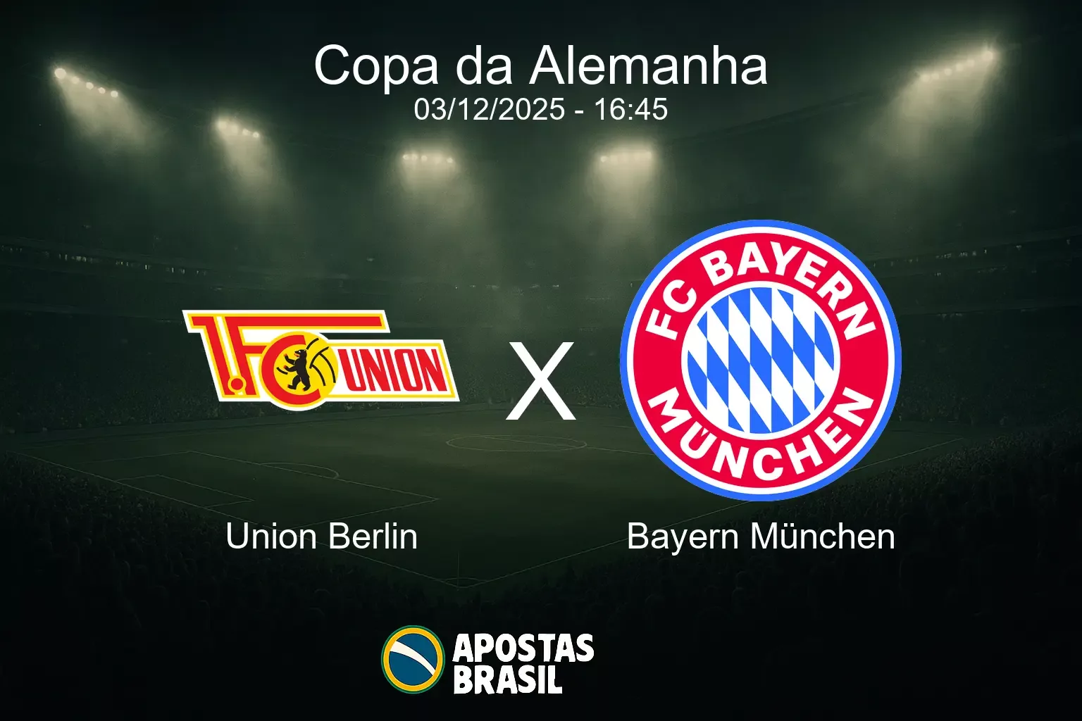 Union berlin x bayern munchen copa da alemanha 03 12 2025