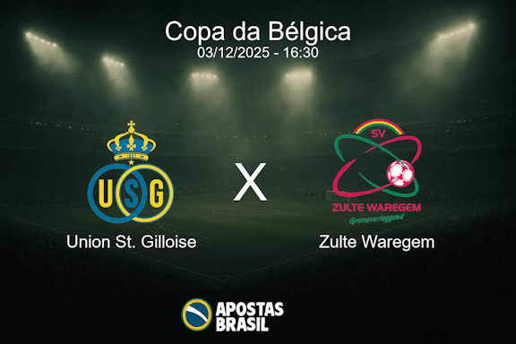 Union st gilloise x zulte waregem copa da belgica 03 12 2025
