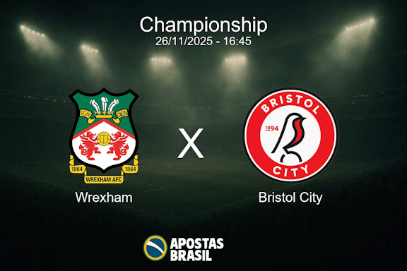 Wrexham x bristol city championship 26 11 2025